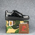 Bapesta Low 'Patent Black’