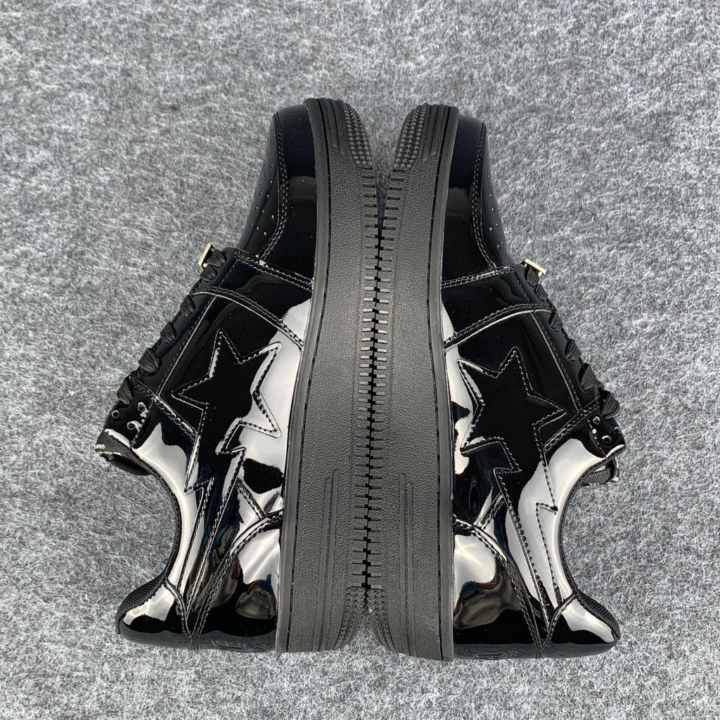 Bapesta Low 'Patent Black’