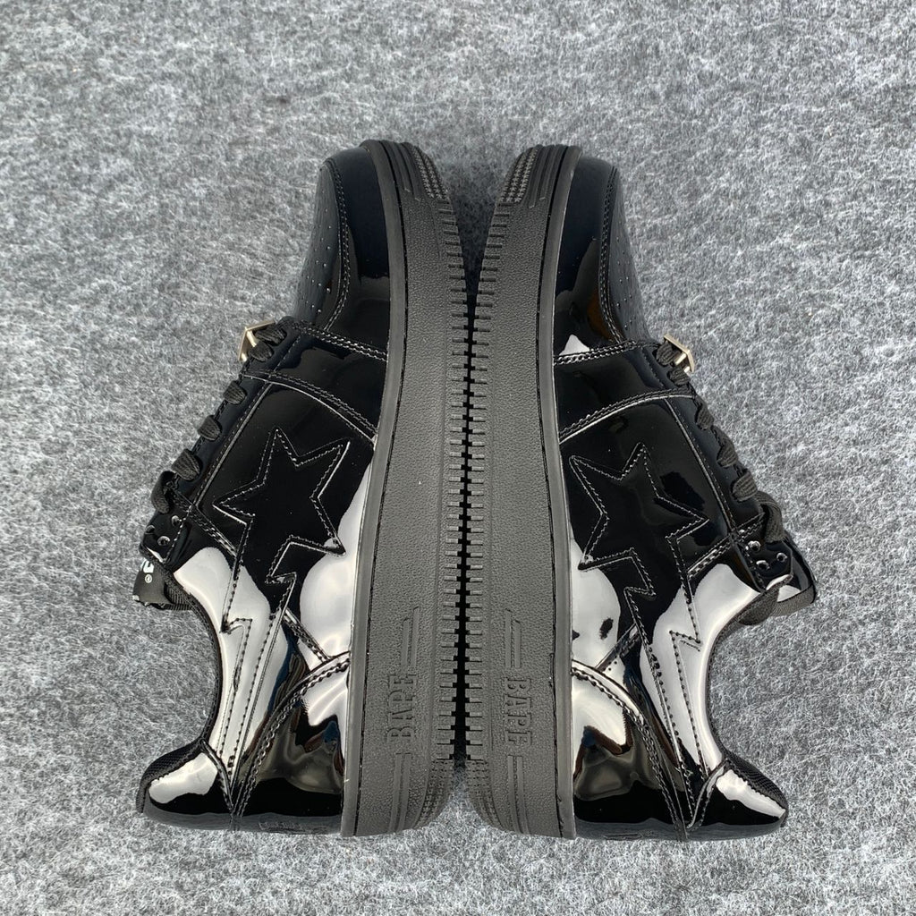 Bapesta Low 'Patent Black’