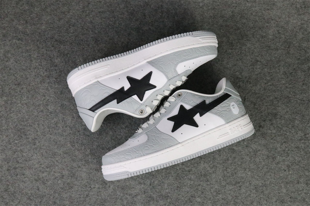 Bapesta Low M2 'White Grey'