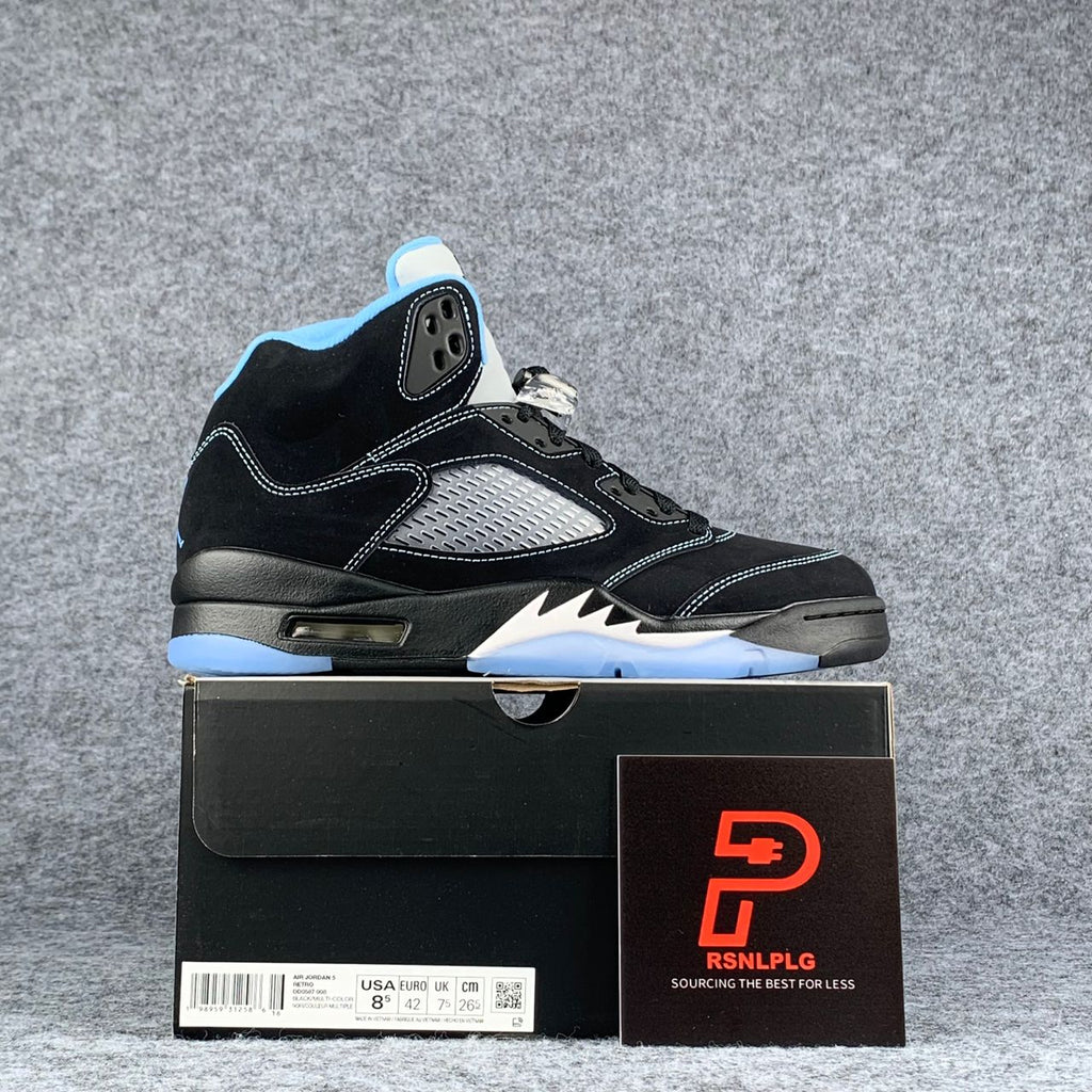 Air Jordan 5 Retro 'Black University Blue' 2026