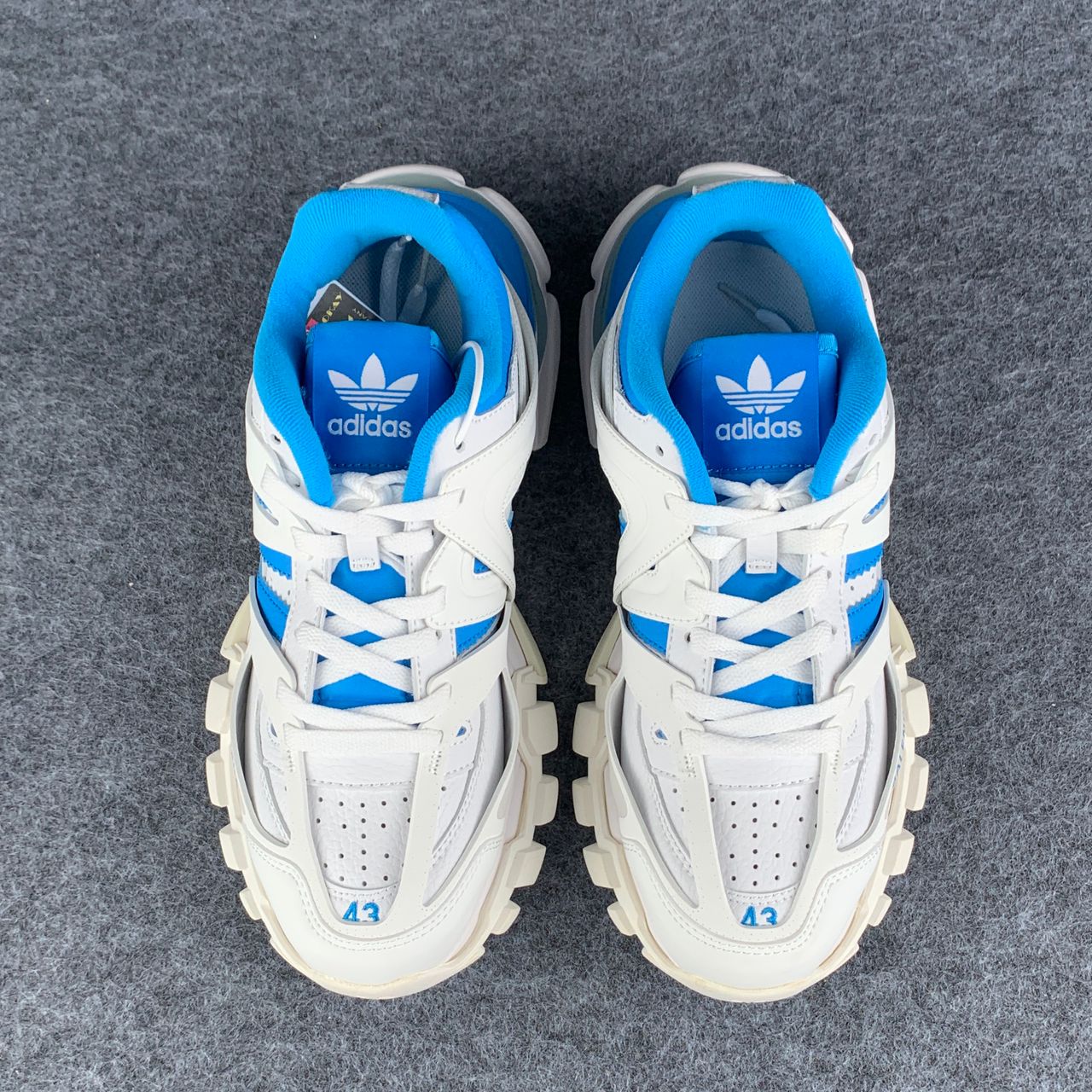 Adidas x Balenciaga Track Sneaker 'White Blue'