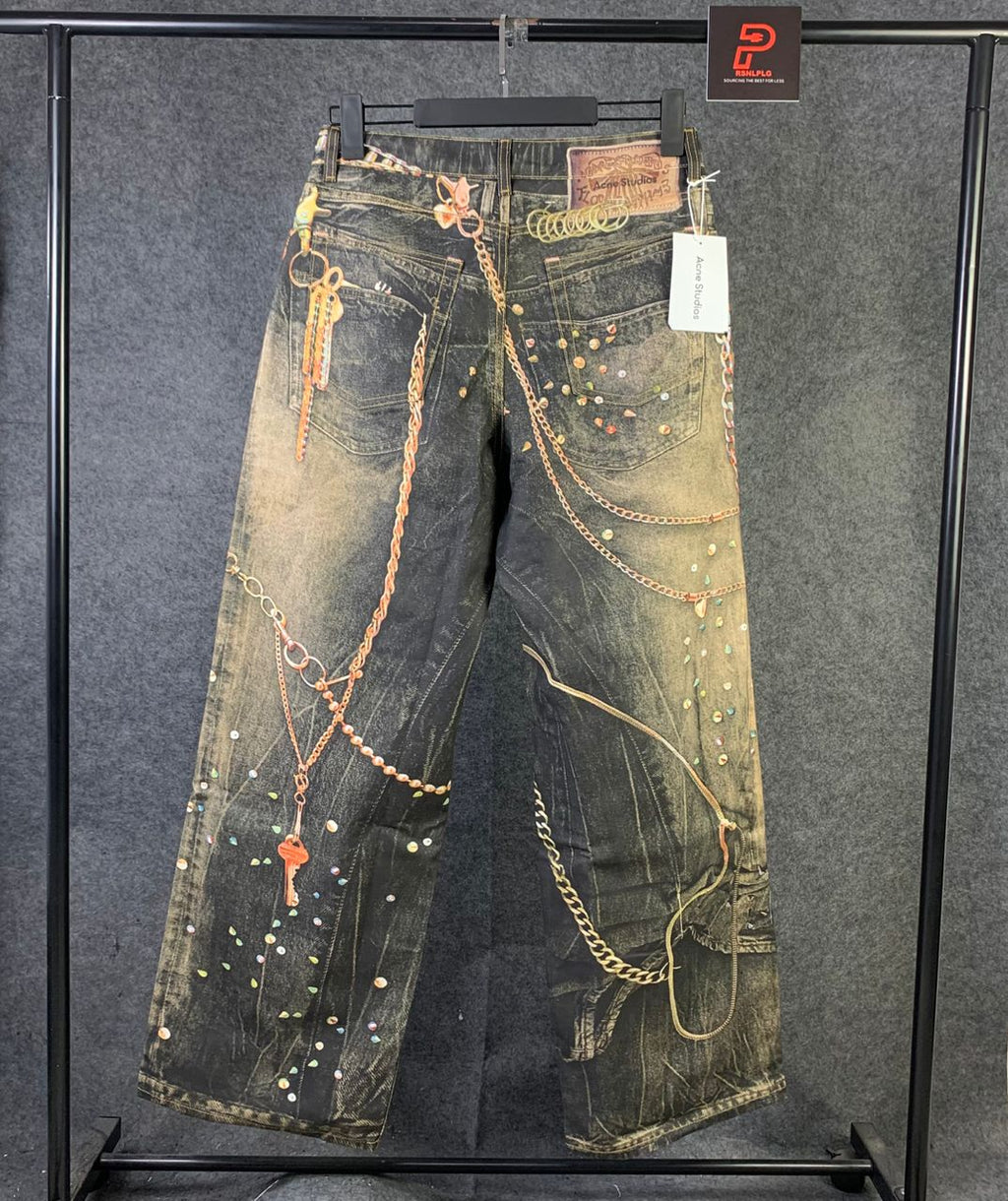 Acne Studios Loose Fit Jeans Year Of The Horse