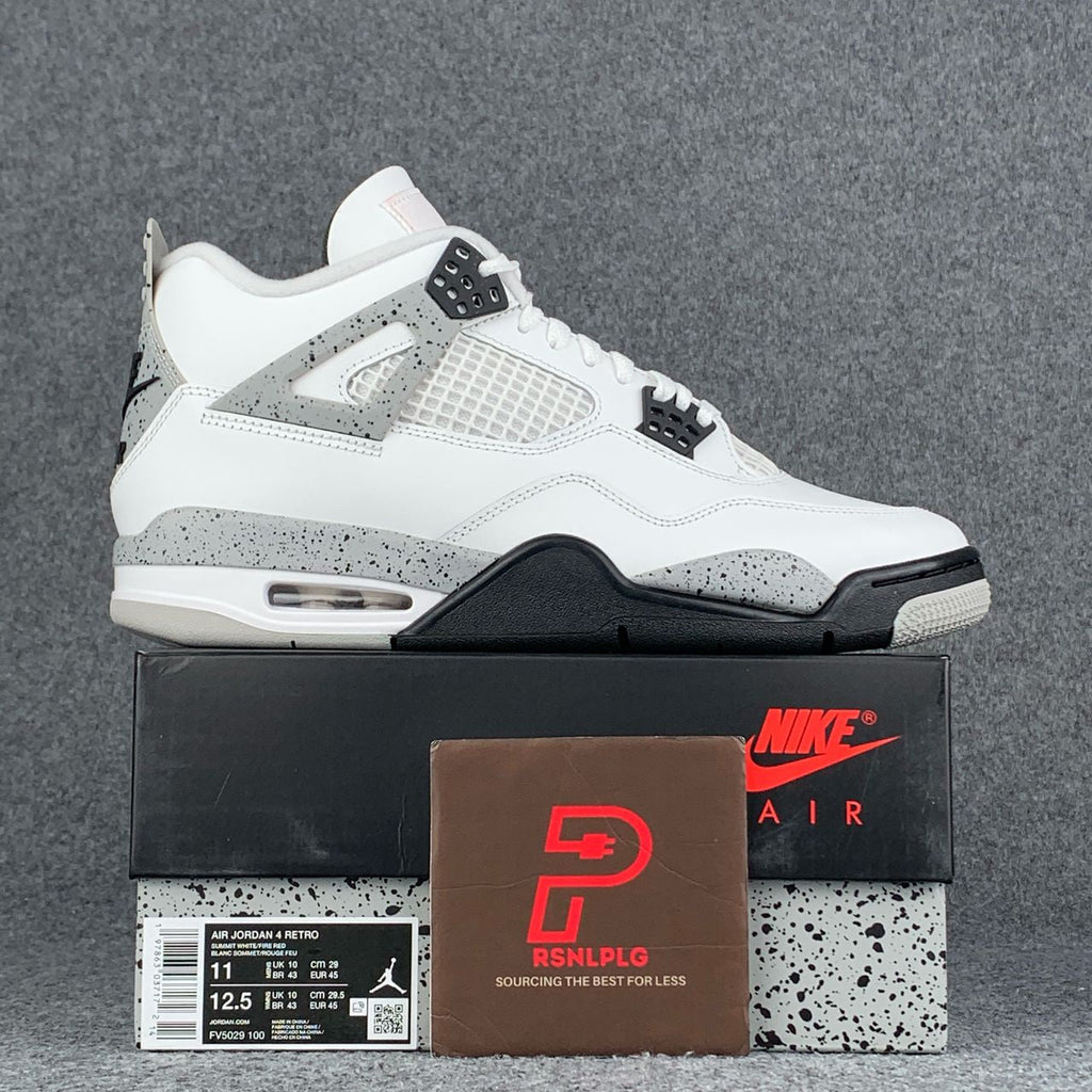 Air Jordan 4 Retro OG 'White Cement' 2025