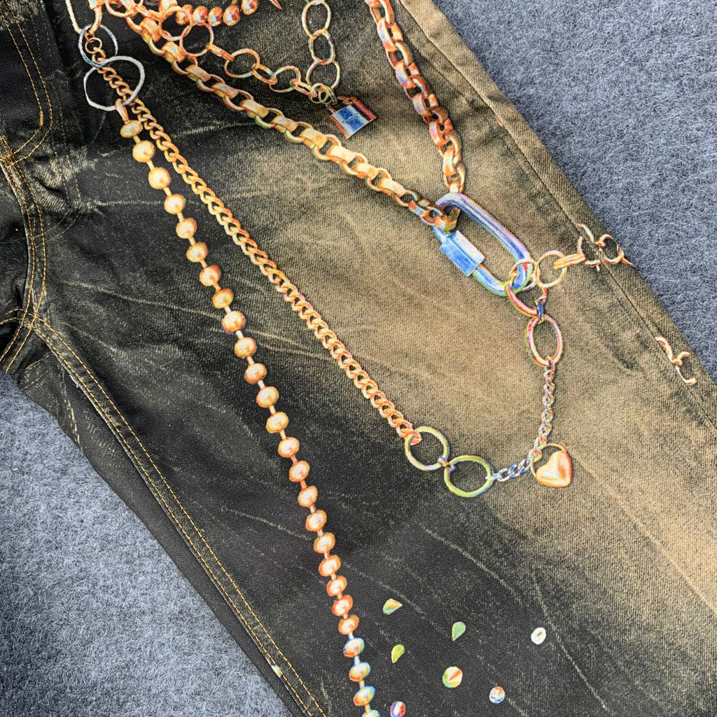 Acne Studios Loose Fit Jeans Year Of The Horse