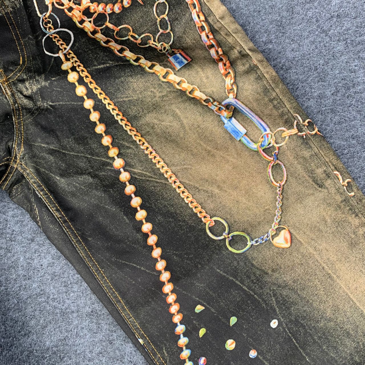 Acne Studios Loose Fit Jeans Year Of The Horse