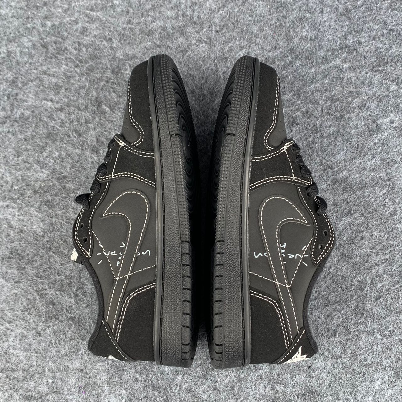 (KIDS) Travis Scott x Air Jordan 1 Low OG SP 'Black Phantom'