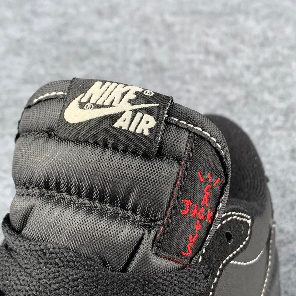 (KIDS) Travis Scott x Air Jordan 1 Low OG SP 'Black Phantom'