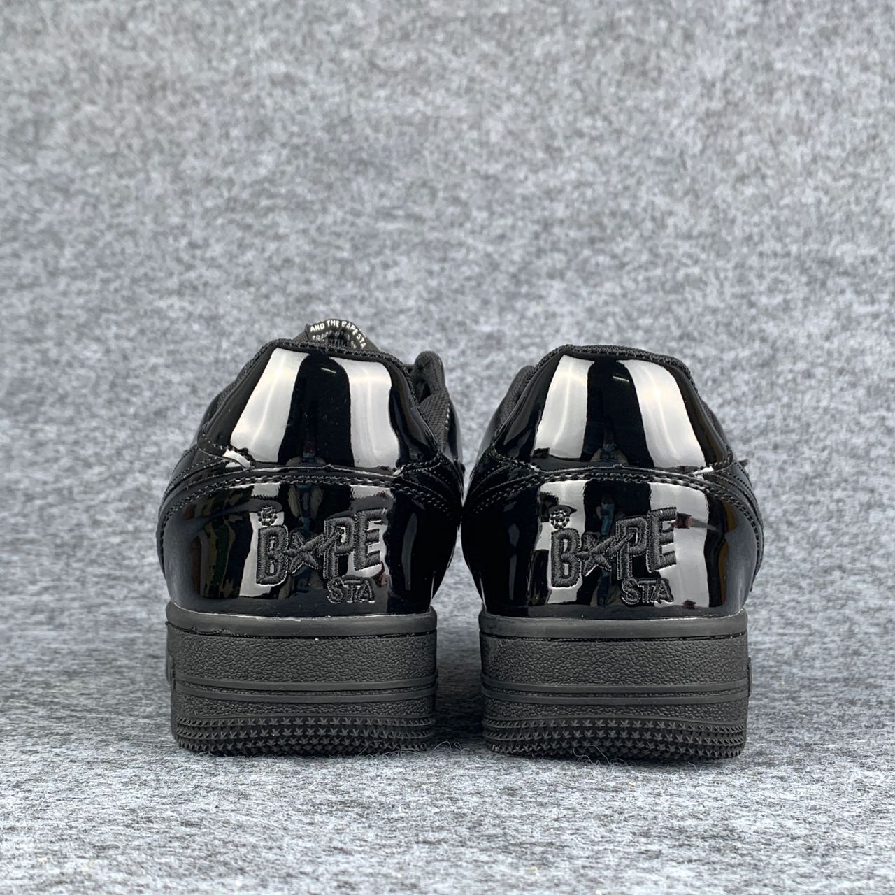 Bapesta Low 'Patent Black’