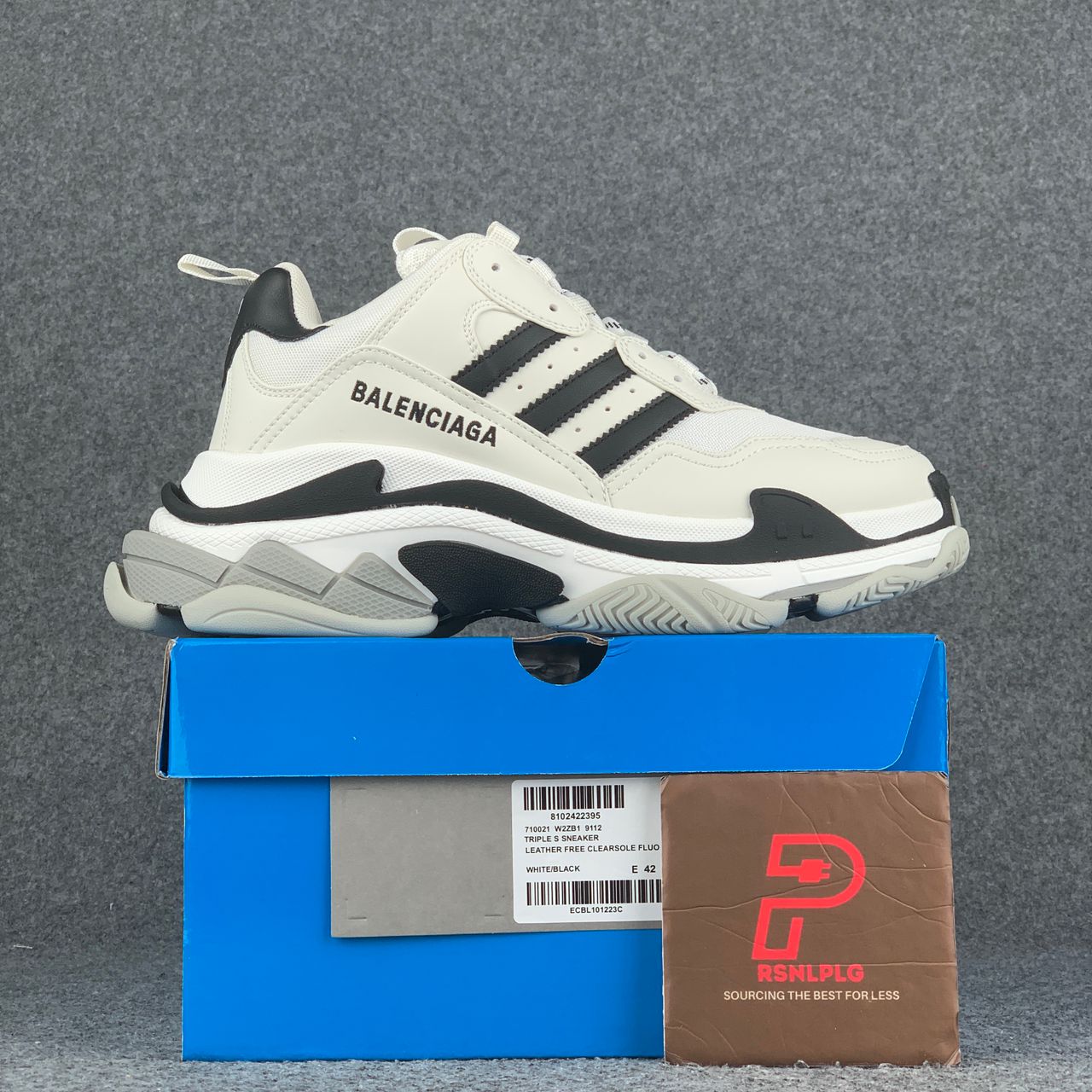 Adidas x Balenciaga Wmns Triple S Sneaker 'White' (Damaged Box)