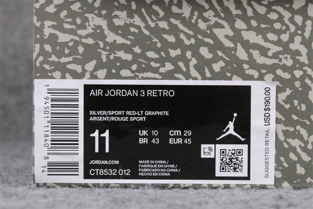 Air Jordan 3 Retro 'Cool Grey' 2021
