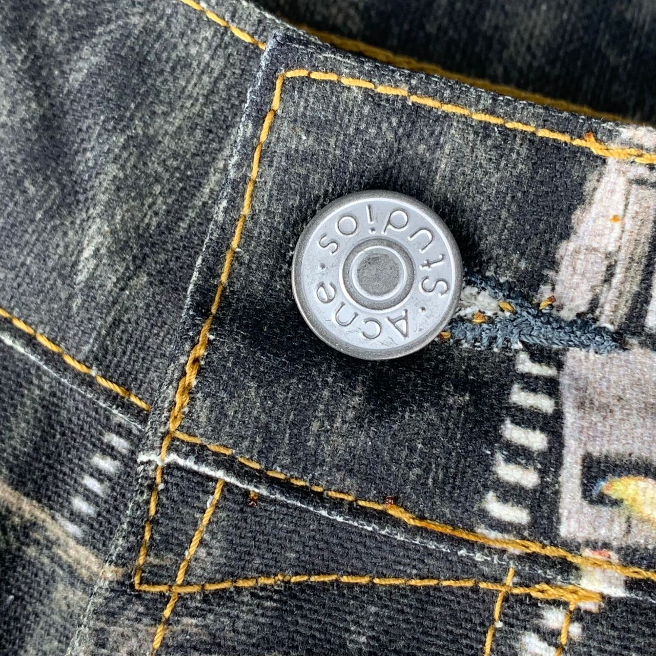 Acne Studios Loose Fit Jeans Year Of The Horse