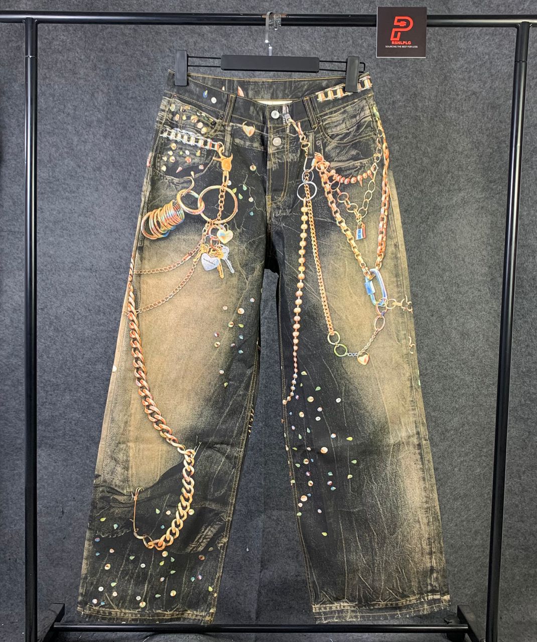 Acne Studios Loose Fit Jeans Year Of The Horse