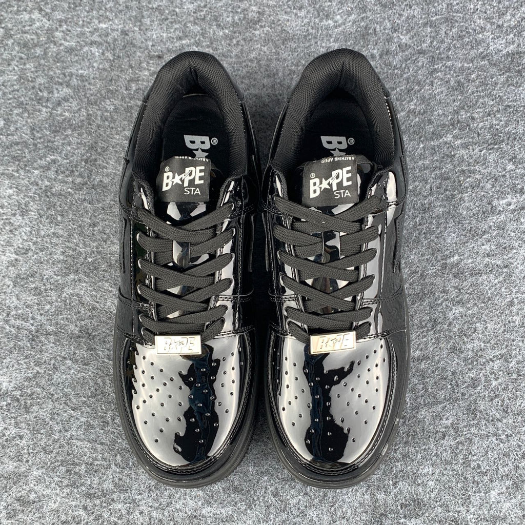 Bapesta Low 'Patent Black’