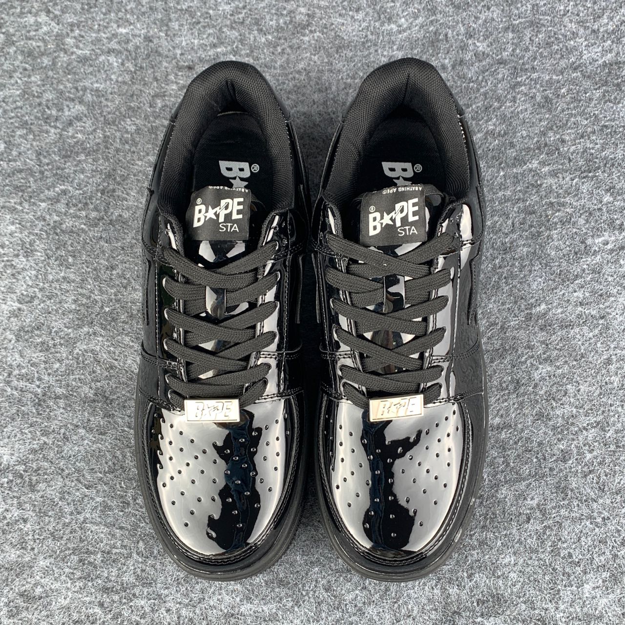Bapesta Low 'Patent Black’