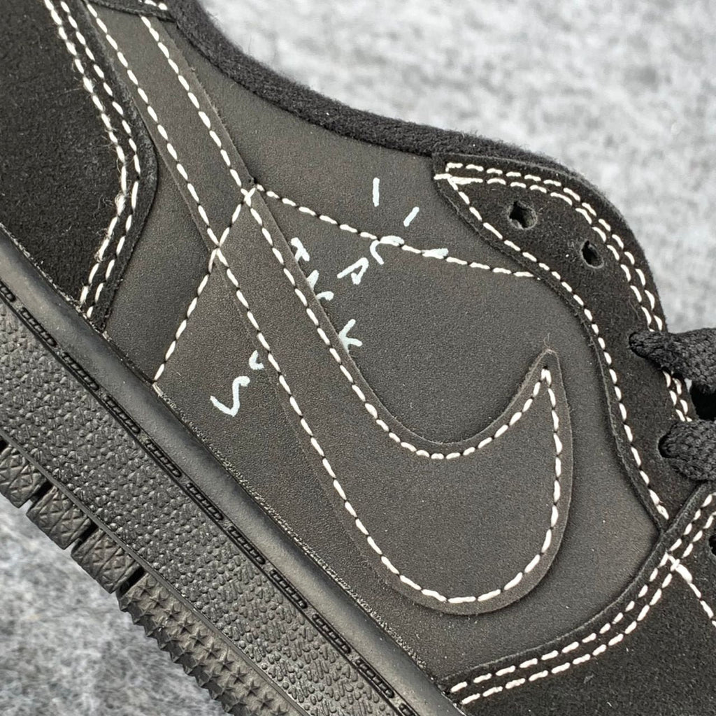 (KIDS) Travis Scott x Air Jordan 1 Low OG SP 'Black Phantom'