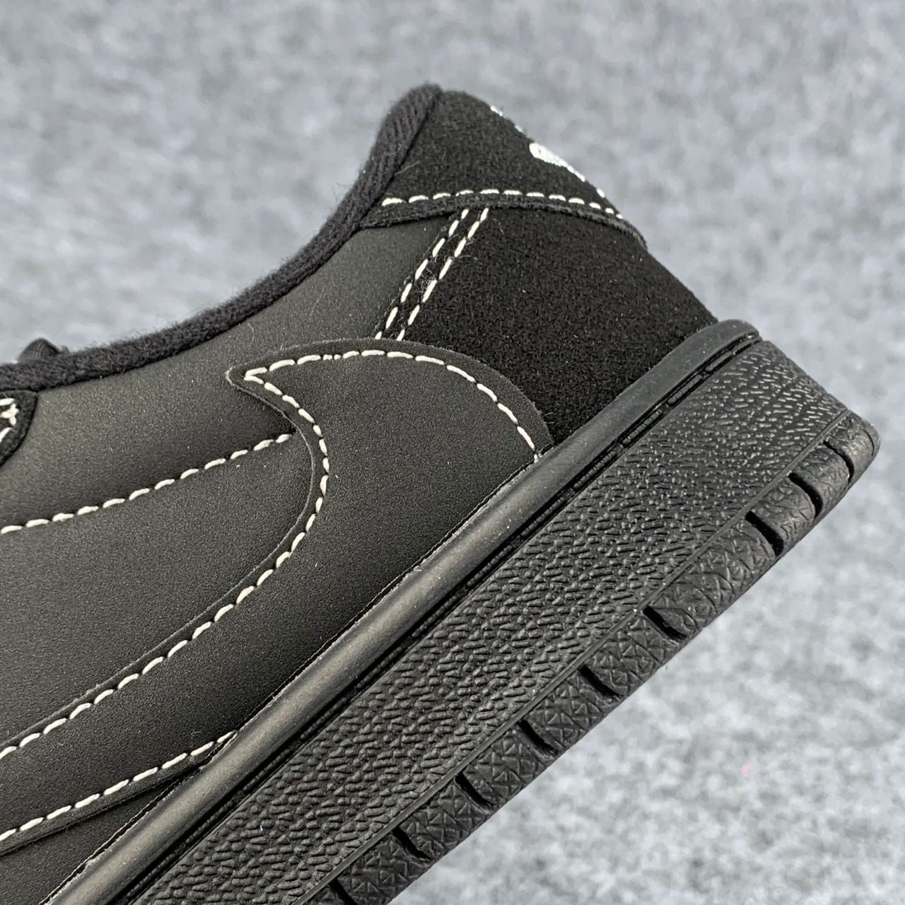 (KIDS) Travis Scott x Air Jordan 1 Low OG SP 'Black Phantom'