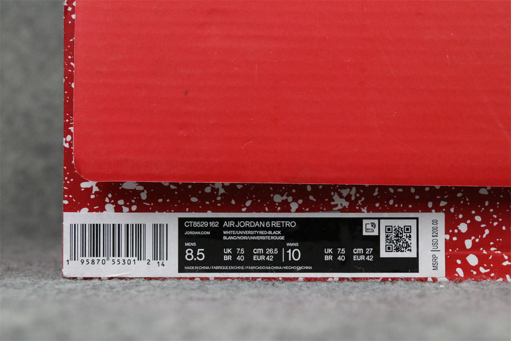 Air Jordan 6 'Red Oreo'