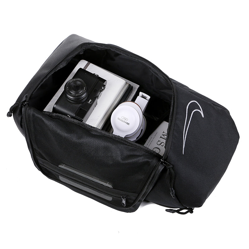 Elite Backpack Black White