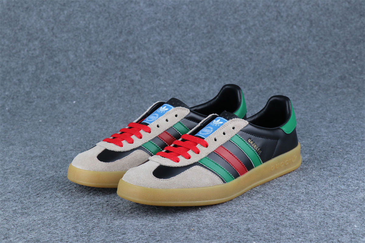 Adidas x Gucci Gazelle 'Black Green Red'