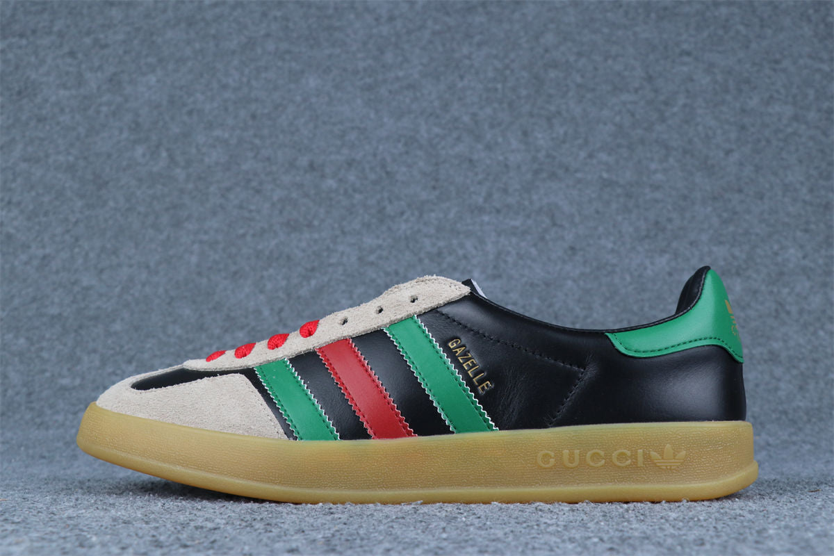 Adidas x Gucci Gazelle 'Black Green Red'