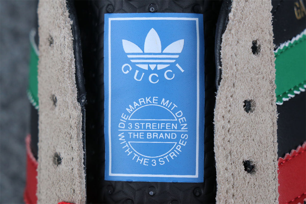 Adidas x Gucci Gazelle 'Black Green Red'