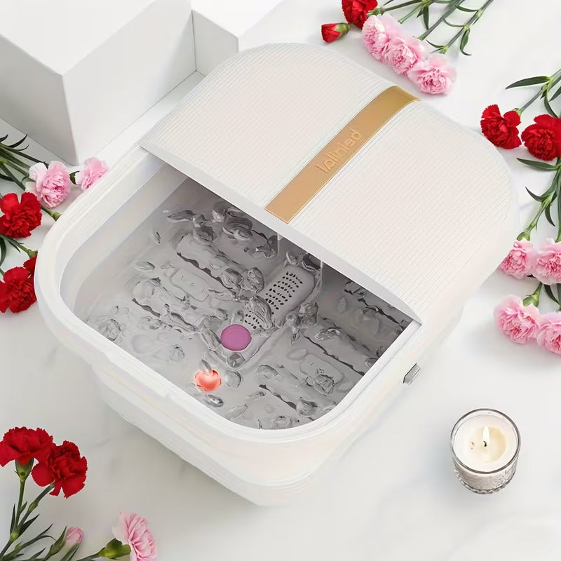 collapsible spa massager heater temperature control