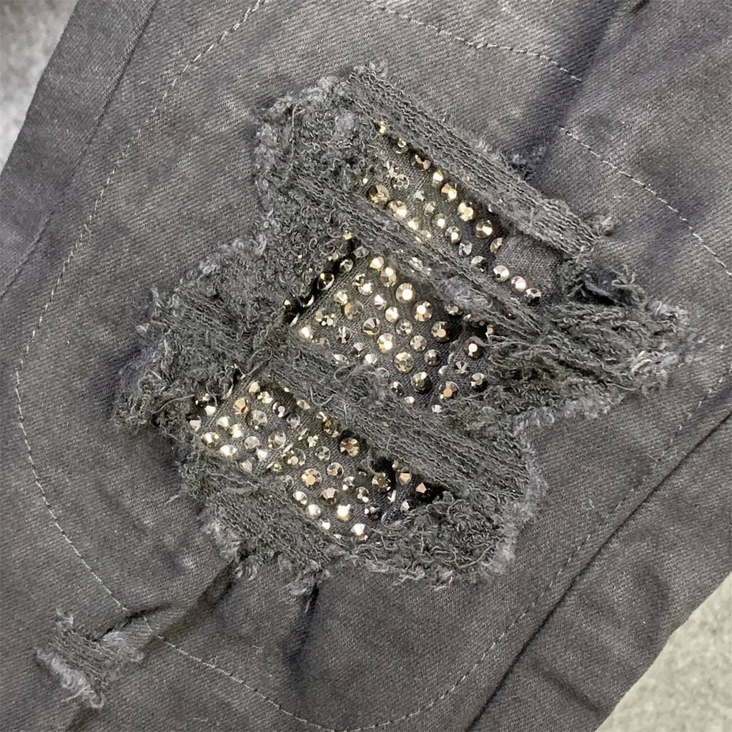 Amiri CRYSTAL MX1 JEAN 'Black'